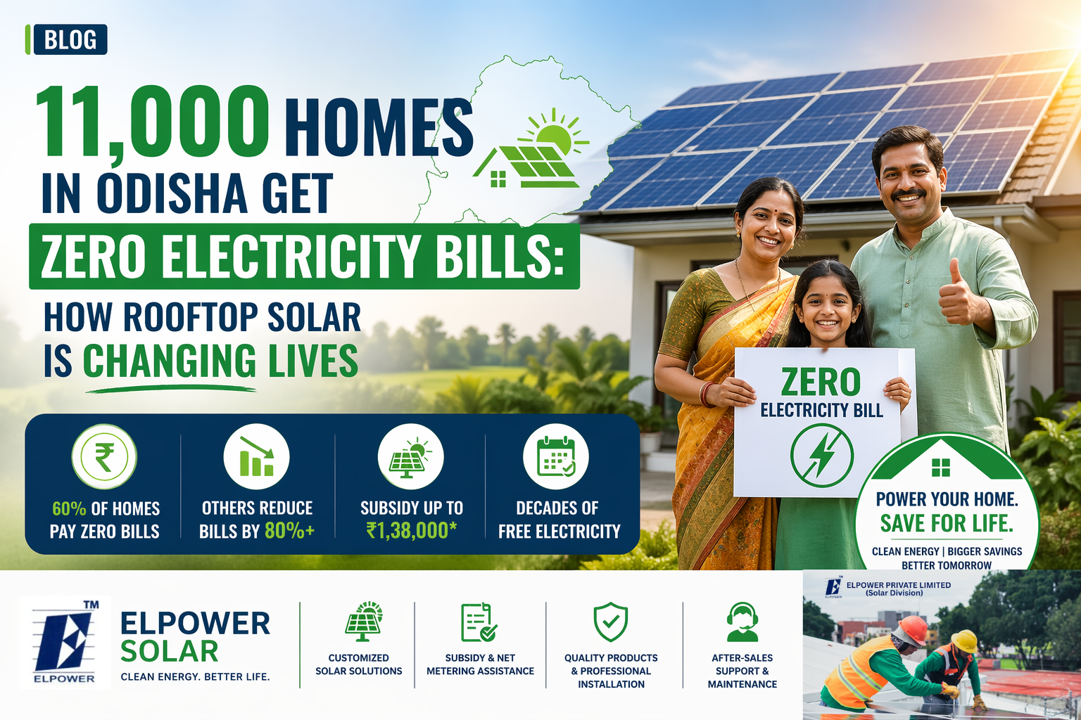 11,000 Homes in Odisha Get Zero Electricity Bills: How Rooftop Solar is Changing Lives