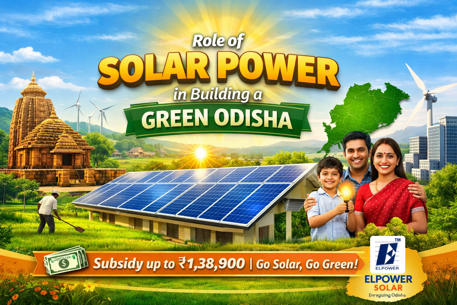 Role of Solar Power in Building a Green Odisha