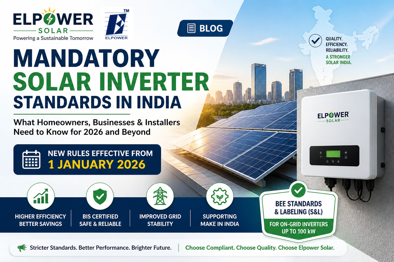 Mandatory Solar Inverter Standards in India (2026): What It Means for Homeowners & Businesses