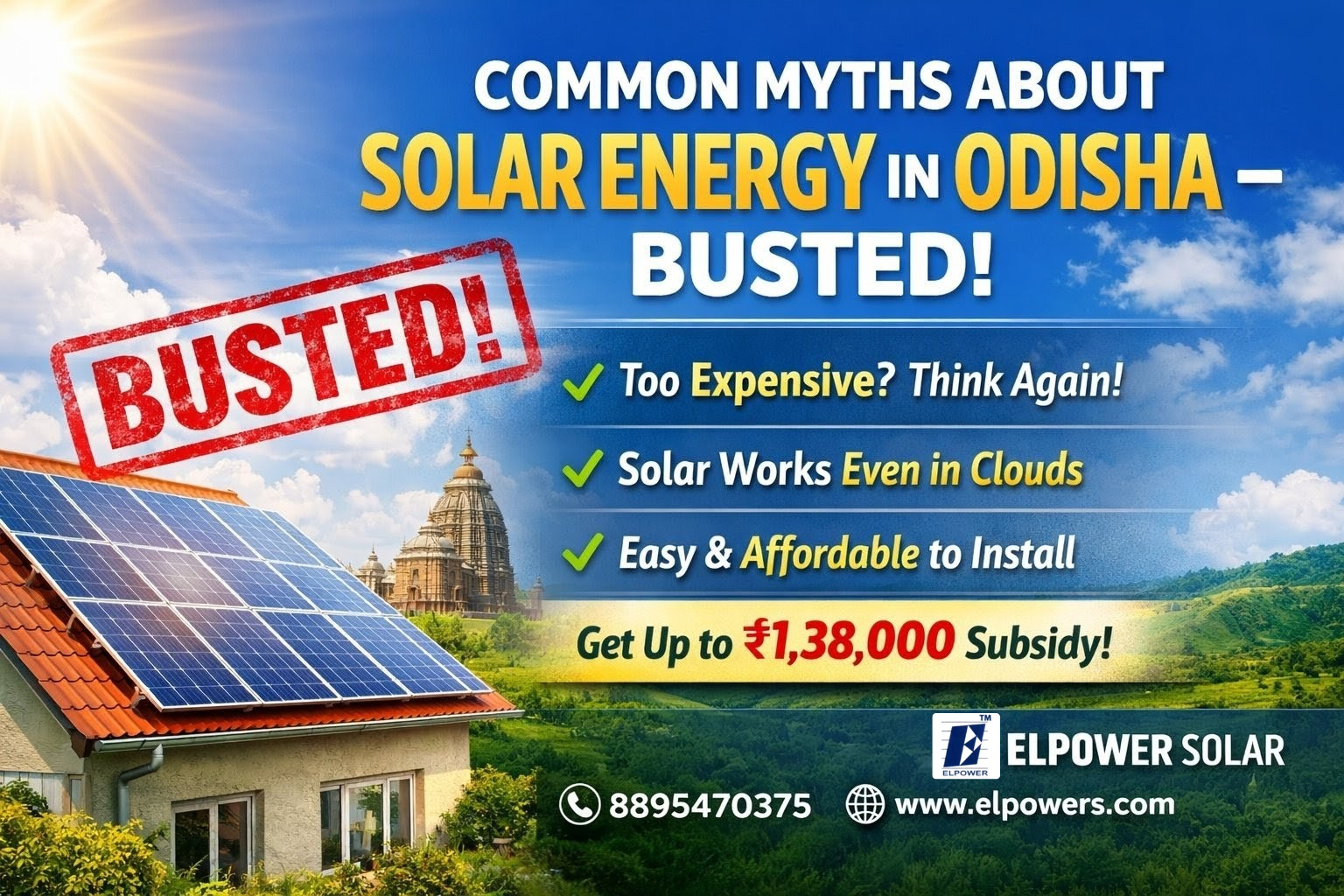 Common Myths About Solar Energy in Odisha – Busted!